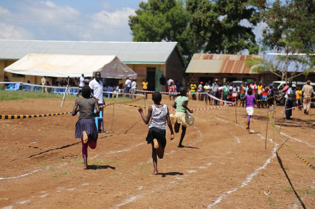 Under 15 year old girls finishing the 1km Race IMG_1289