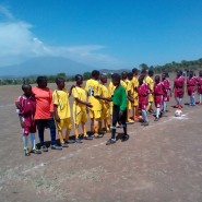 Hand shake Lemuguru Eton 1 vs Lovilukunyi Cothill 1 Girls